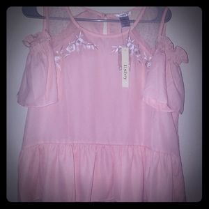 Peplum cut out sleeve blouse